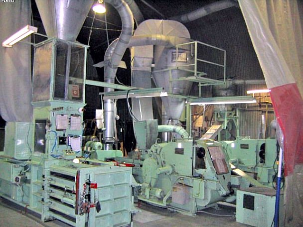 RAG TEARING LINE, consisting of: